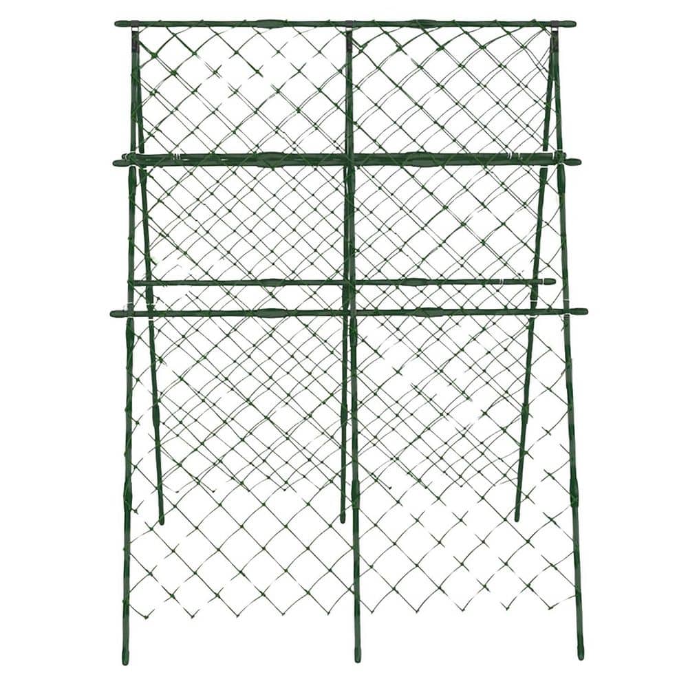 63H x 47W Adjustable PE-Coated Steel Garden Trellis for Climbing Plants Outdoor with Climbing Net and Support Clip price history on PriceWatchPro