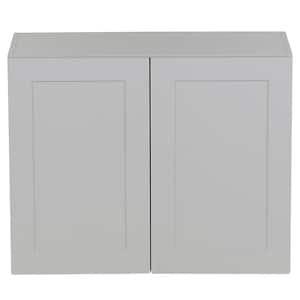 Cambridge Gray Shaker Assembled Wall Kitchen Cabinet (30 in. W x 12.5 in. D x 24 in. H)