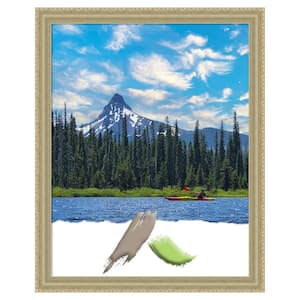 Champagne Teardrop Wood Picture Frame Opening Size 22x28 in.