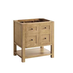 Breckenridge 29.9 in. W x 23.4 in. D x 33.0 in. H Single Bath Vanity Cabinet without Top in Light Natural Oak