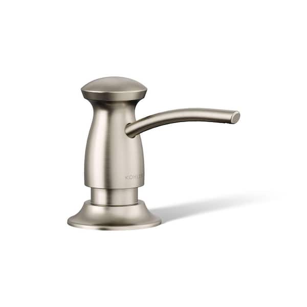 Soap/lotion dispenser with Transitional design in Vibrant Brushed Nickel