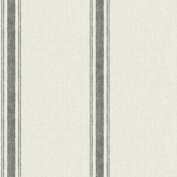 NuWallpaper Charcoal Langston Peel and Stick Wallpaper Sample
