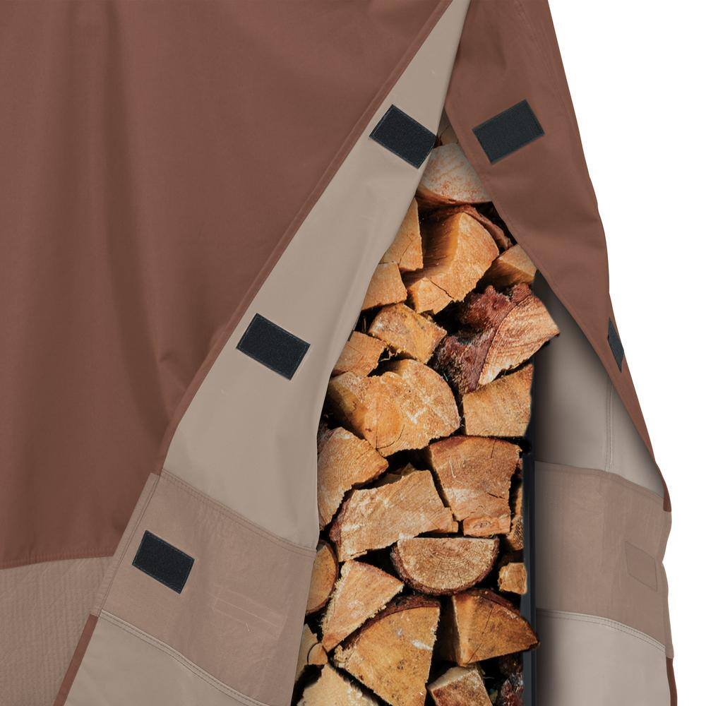 Mocha Cappuccino High-Strength Polyester Log Rack Cover