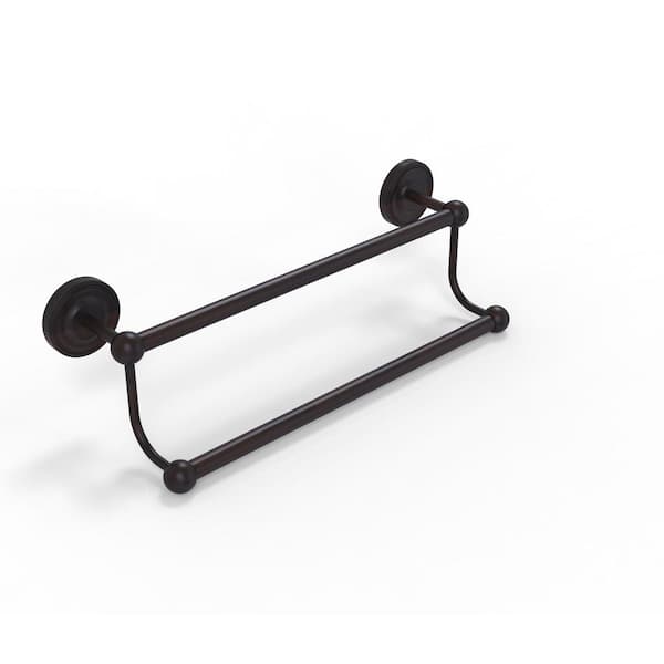 Allied Brass Prestige Regal Collection 18 in. Wall Mounted Double Towel Bar in Venetian Bronze