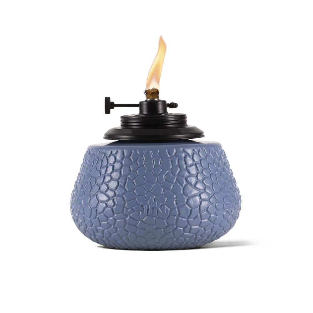 TIKI Adjustable Flame 6 in. Stone Table Torch 1123065 - The TIKI Adjustable Flame 6 in. Stone Table Torch 1123065 - The