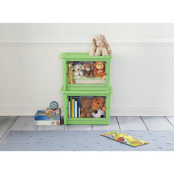 Rubbermaid - 22.0 in. L x 17.5 in. W x 15.1 in. H Large Access Organizer in Turquoise