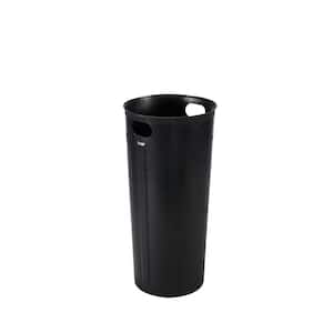 27 Gal. Rigid Plastic Waterproof Round Trash Can Insert Liner with Handles for Indoor Trash Can