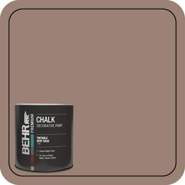 BEHR 1 qt. #N190-4 Rugged Tan Interior Chalk Finish Paint 710004