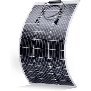 100-Watt Flexible Solar Panel Monocrystalline Cell 12-Volt for Marine RV, Trailer, Boat, Cabin