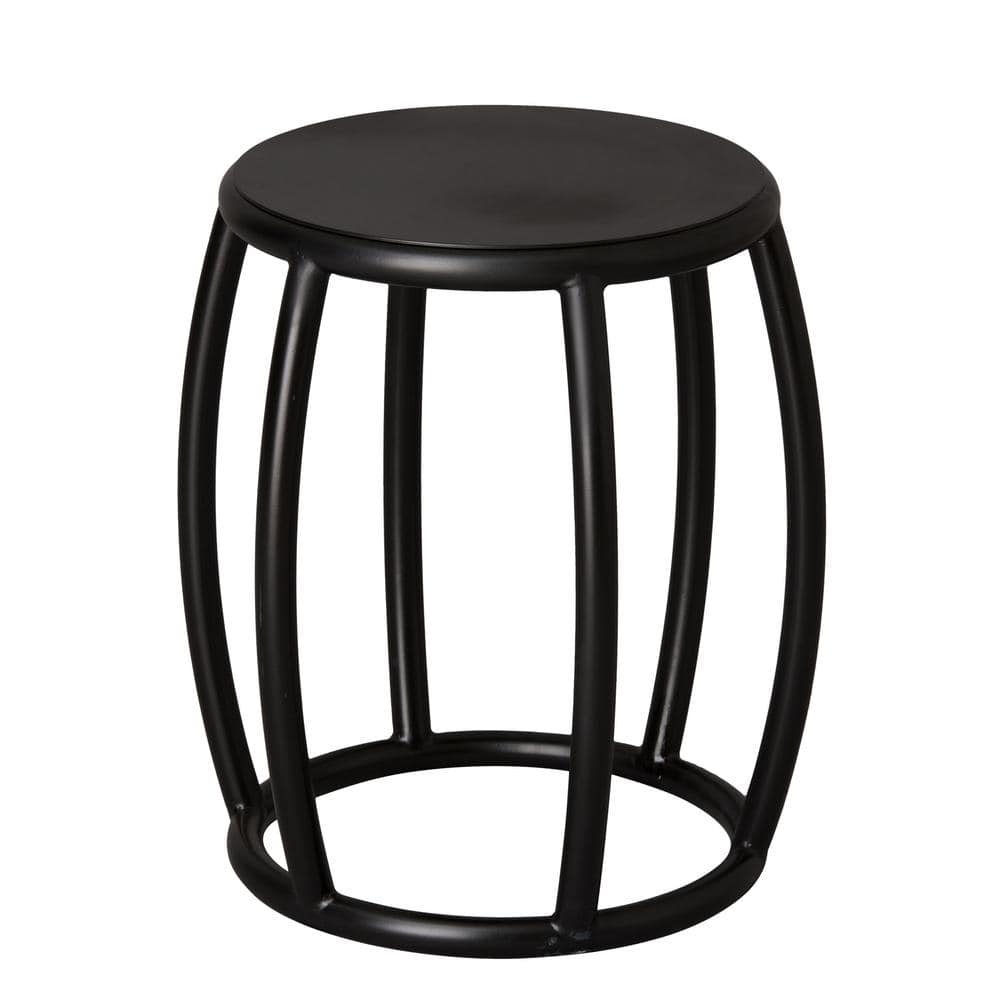 Emissary Post 18.5 in. H Black Round Wrought Iron Accent Emissary Post 18.5 in. H Black Round Wrought Iron Accent