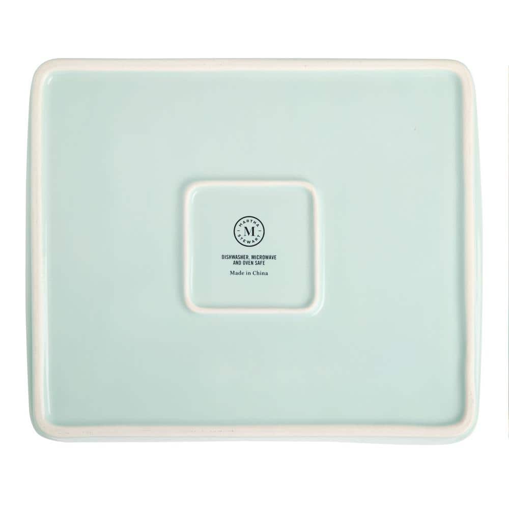 Mint Green Stoneware Square Baker 2.75 Qt.