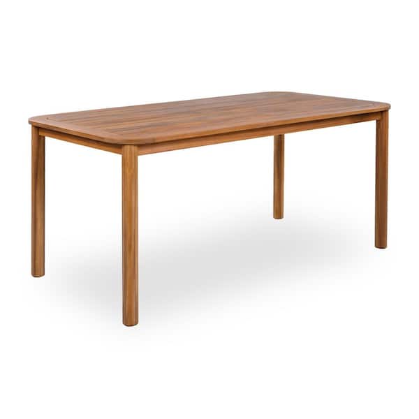 CHRISTOPHER KNIGHT HOME Qirex Modern Teak Finish Rectangular