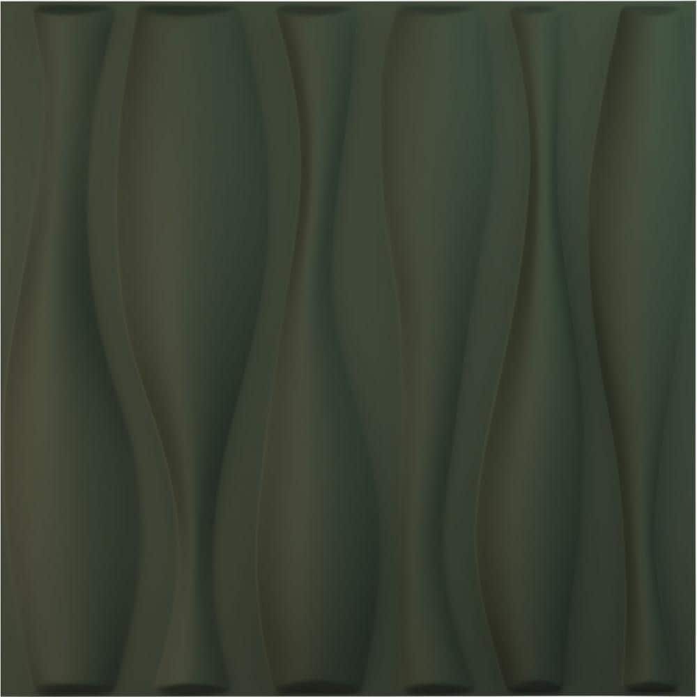 19 5/8 in. x 19 5/8 in. Fairfax EnduraWall Decorative 3D Wall Panel, Satin Hunt Club Green (12-Pack for 32.04 Sq. Ft.) price history on PriceWatchPro