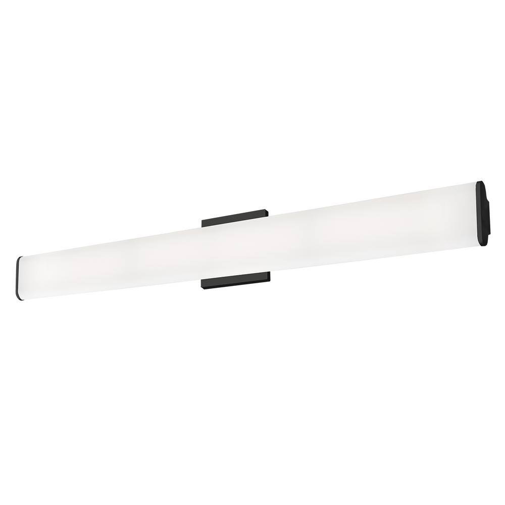 Ferguson 36'' Black LED Bath Bar with Dimmable Light