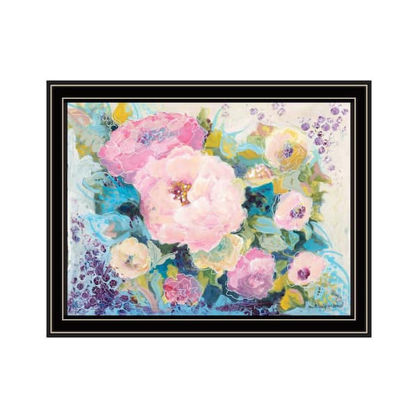 1-Piece Framed Graphic Print Abstract 14.00 in. x 18.00 in.