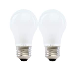 40-Watt Equivalent A15 Frosted Glass E26 Base Appliance LED Light Bulb,  Soft White 2700K