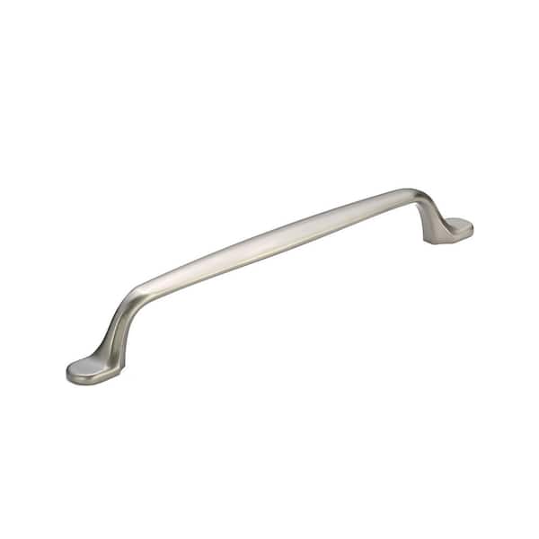 Richelieu Hardware Monceau Collection 10-1/8 in. (256 mm) Vintage Brushed Nickel Curved Appliance Pull
