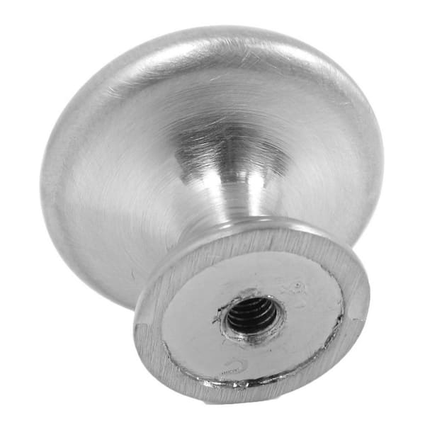 Stone Mill Hardware 1-1/4 in. Satin Nickel Three Ring Round