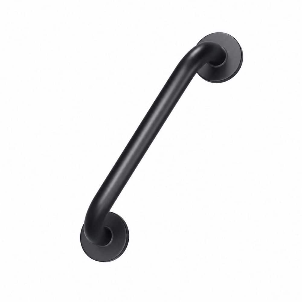 12 in Matte Black Stainless Steel Shower Grab Bar Holds 500LBS with Anti-Slip Grip for Bathroom Safety price history on PriceWatchPro