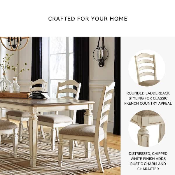 Signature DESIGN BY ASHLEY Realyn Distressed White / Gray