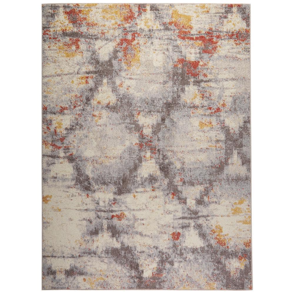 Home Dynamix Venice Cameo Grey/Beige5 ft. x 8 ft. Diamond Area Rug 2