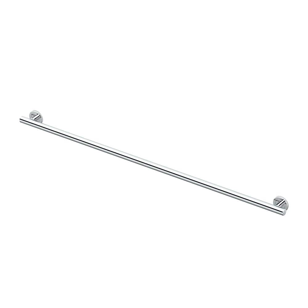 Gatco Latitude II 54 in. Grab Bar in Chrome 858A The Home Depot