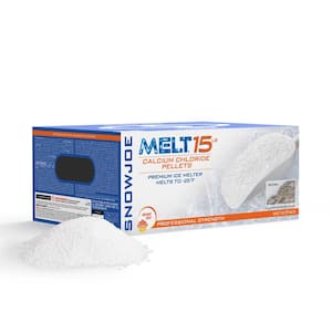 Melt 15 lbs. Boxed 94% Pure Calcium Chloride Ice Melt Pellets