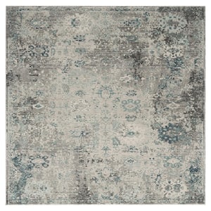 Theory Multi-Colored 2 ft. x 10 ft. Abstract Area Rug