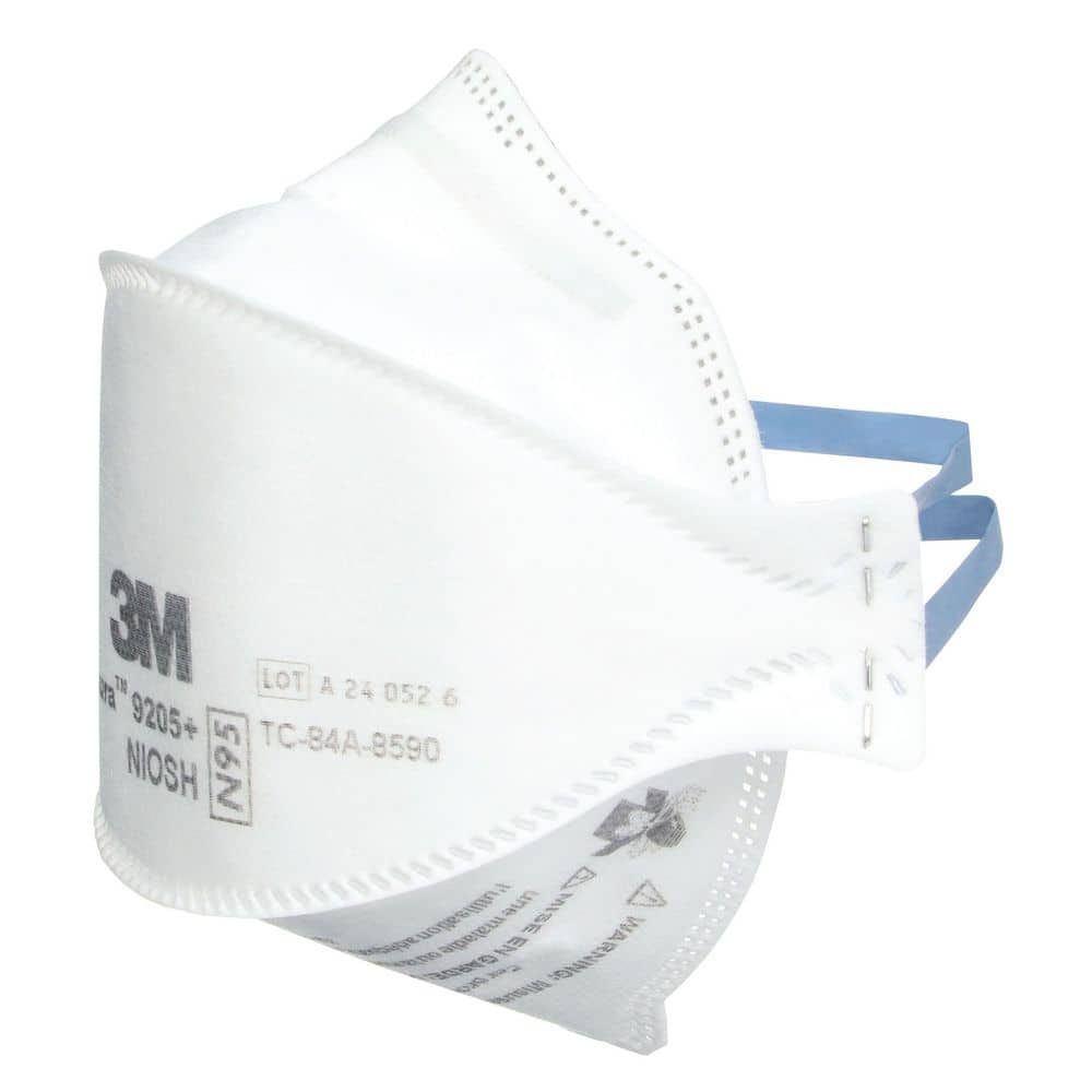 3M Particulate Respirator 9205+, N95, 20/Box 7100232219 - The Home