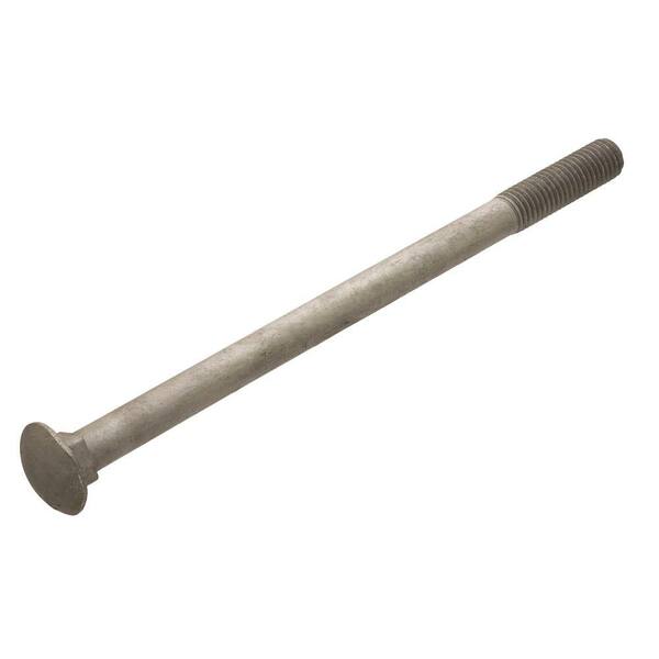 Crown Bolt 5/16 in.-18 x 4 in. Galvanized Coarse Thread Carriage Bolt (25-Pieces)