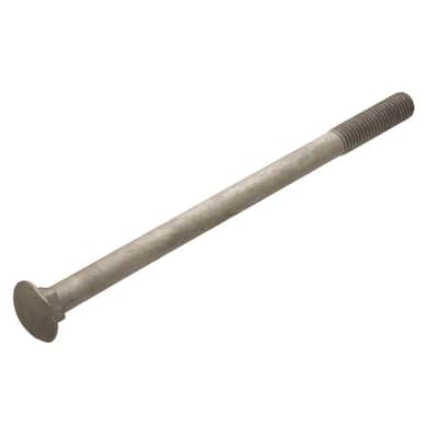 Fully Threaded Size: 5/8-11 Finish: Zinc 5/8-11 x 3 1/2 CARRIAGE BOLTS A307 GRADE A ZINC CR+3 Head: Round Length: 3-1/2 Quantity: 25 Inch Material: Steel Drive: External Square 