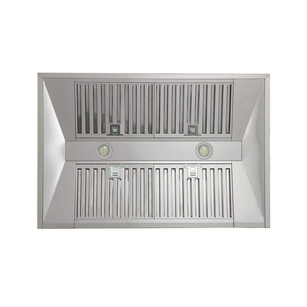 Kucht 30" Stainless Steel Wall Mounted Range Hood with LED Lights