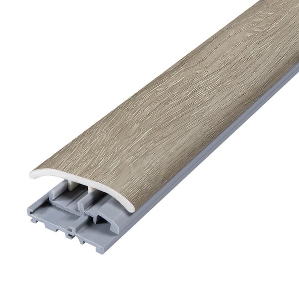 Moonstone 0.31 in. T x 2 in. W x 78.7 in. L Vinyl 4-in-1 Molding