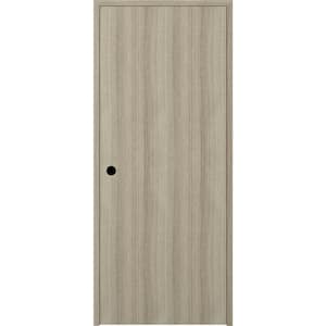Viola 28 in. x 80 in. Right-Handed Solid Core Shambor Wood Composite Single Prehung Interior Door