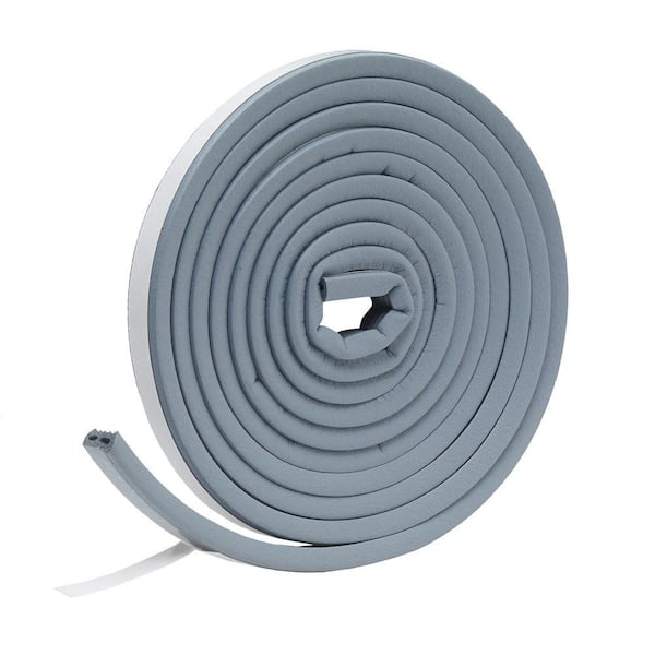 Frost King 9/16 in. x 5/16 in. x 10 ft. Gray EPDM Cellular Rubber Weatherstrip Tape