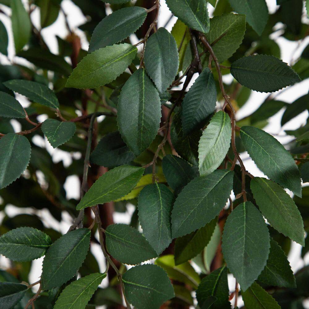 48" Green Silk and Plastic Potted Ruscus Tree