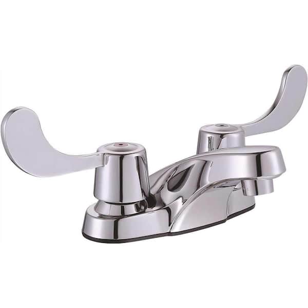 Premier Bayview 4 in. Centerset 2-Handle Bathroom Faucet without Pop-Up Assembly in Chrome
