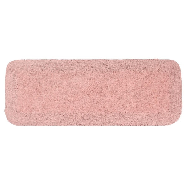 Radiant Collection 100% Cotton Bath Rugs Set, Machine Wash, 21 in. x54 in. Runner, Pink