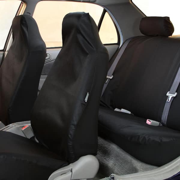 Fh Group Waterproof Oxford 47 In X 23 1 Rugged Full Set Seat Covers Dmfb113black114 Fh Group Waterproof Oxford 47 In X 23, Rugged Car Seat Covers