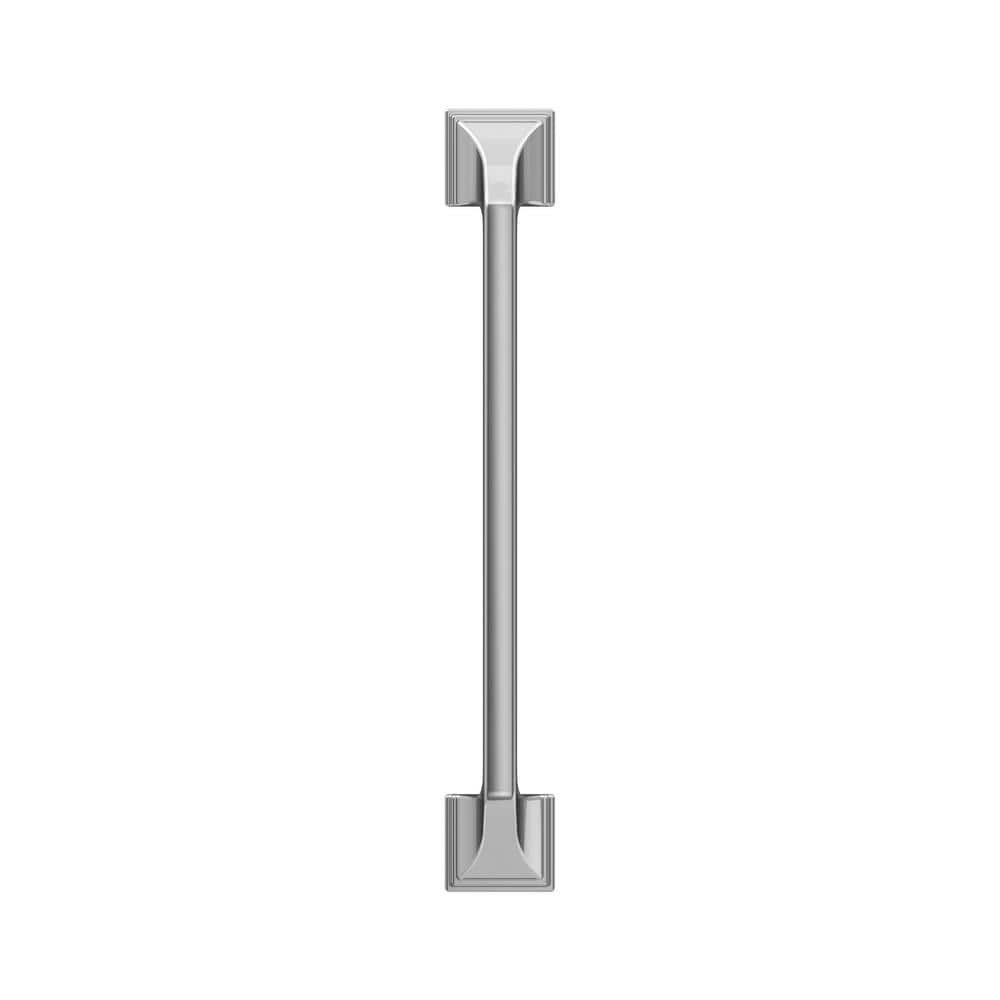 Polished Chrome 6-5/16 Inch Modern Cabinet Pull Bar