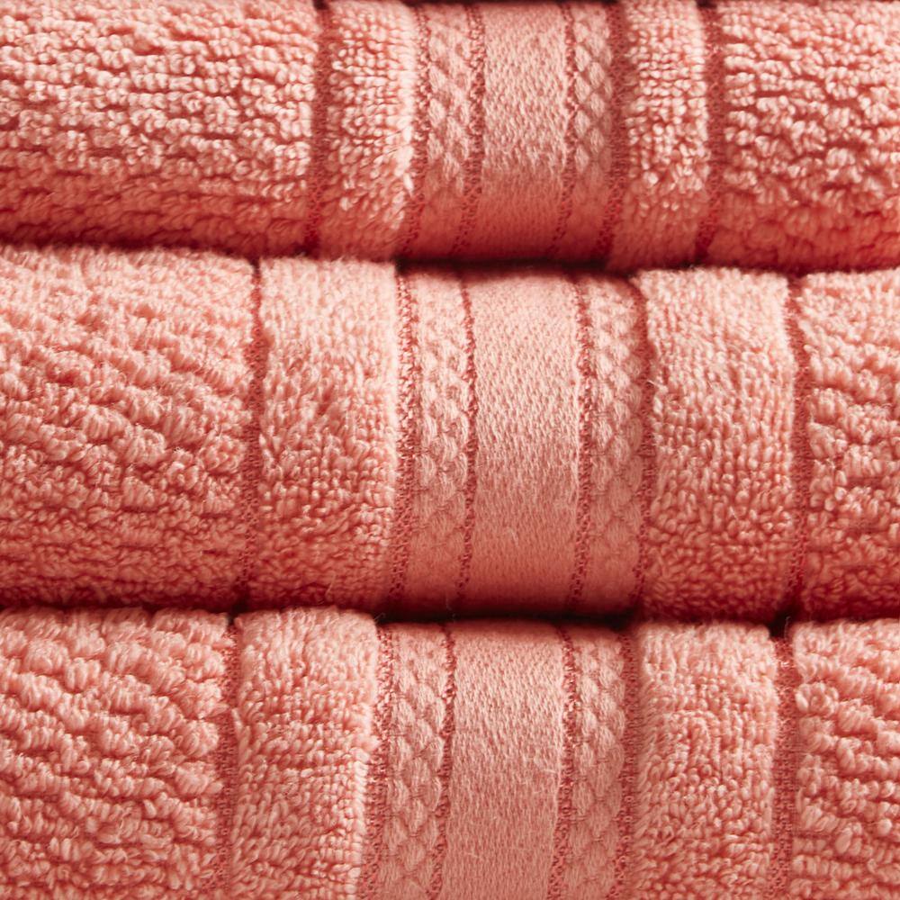 Coral Cotton Fast-Drying 6-Piece Towel Set