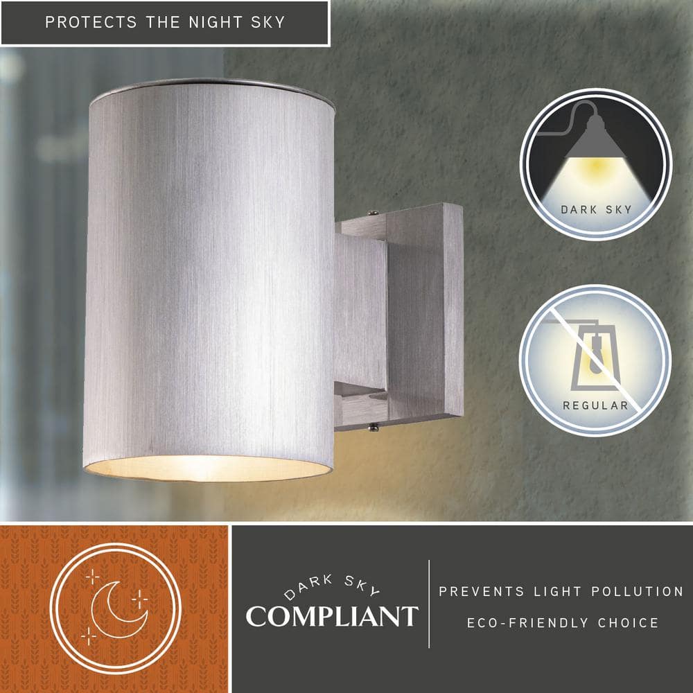 Chiasso Satin Aluminum Outdoor Wall Sconce Light