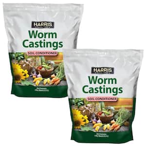 4 Qt. Worm Castings Premium Soil Conditioner (2-Pack)