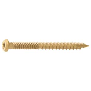 #9 x 2-1/2 in. Square Drive Polymer Coated Bugle Head Composite Deck Screws 5 lb. Box