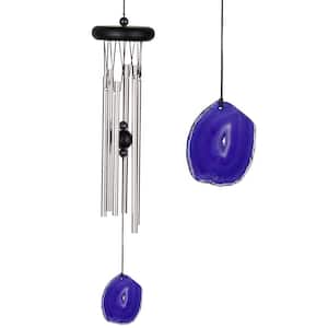 Signature Collection, Woodstock Agate Chime, Purple 18 in. Wind Chime WAGU
