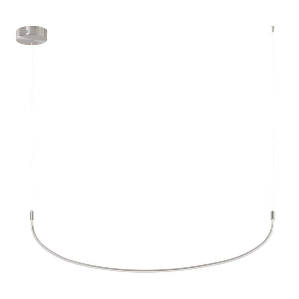 Talis Brushed Nickel 47" LED Minimal Pendant Light