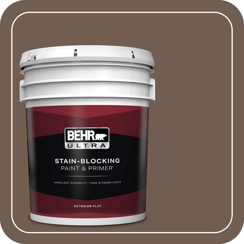 5 gal. #PPF-52 Rich Brown Flat Exterior Paint & Primer price history on PriceWatchPro