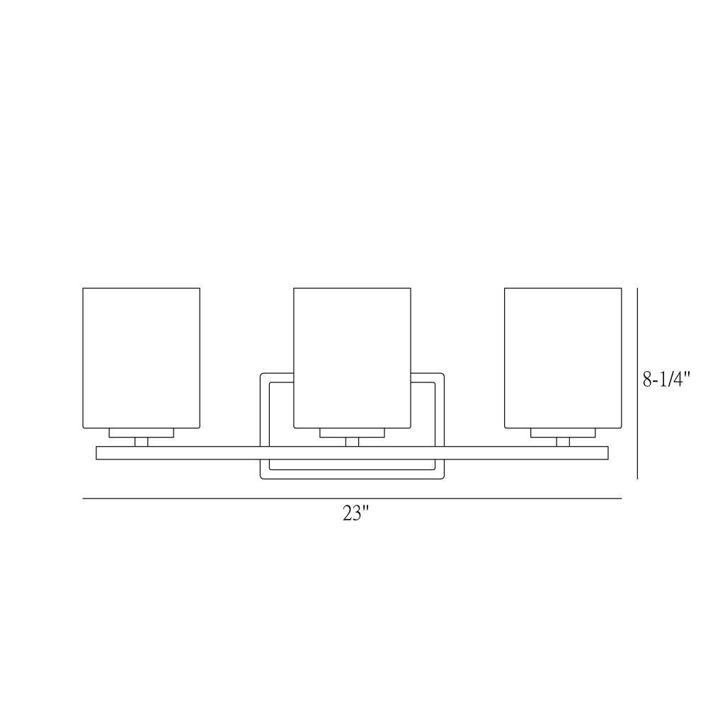Liam Bronze 23" Outdoor Dimmable Direct Wired Bath Bar
