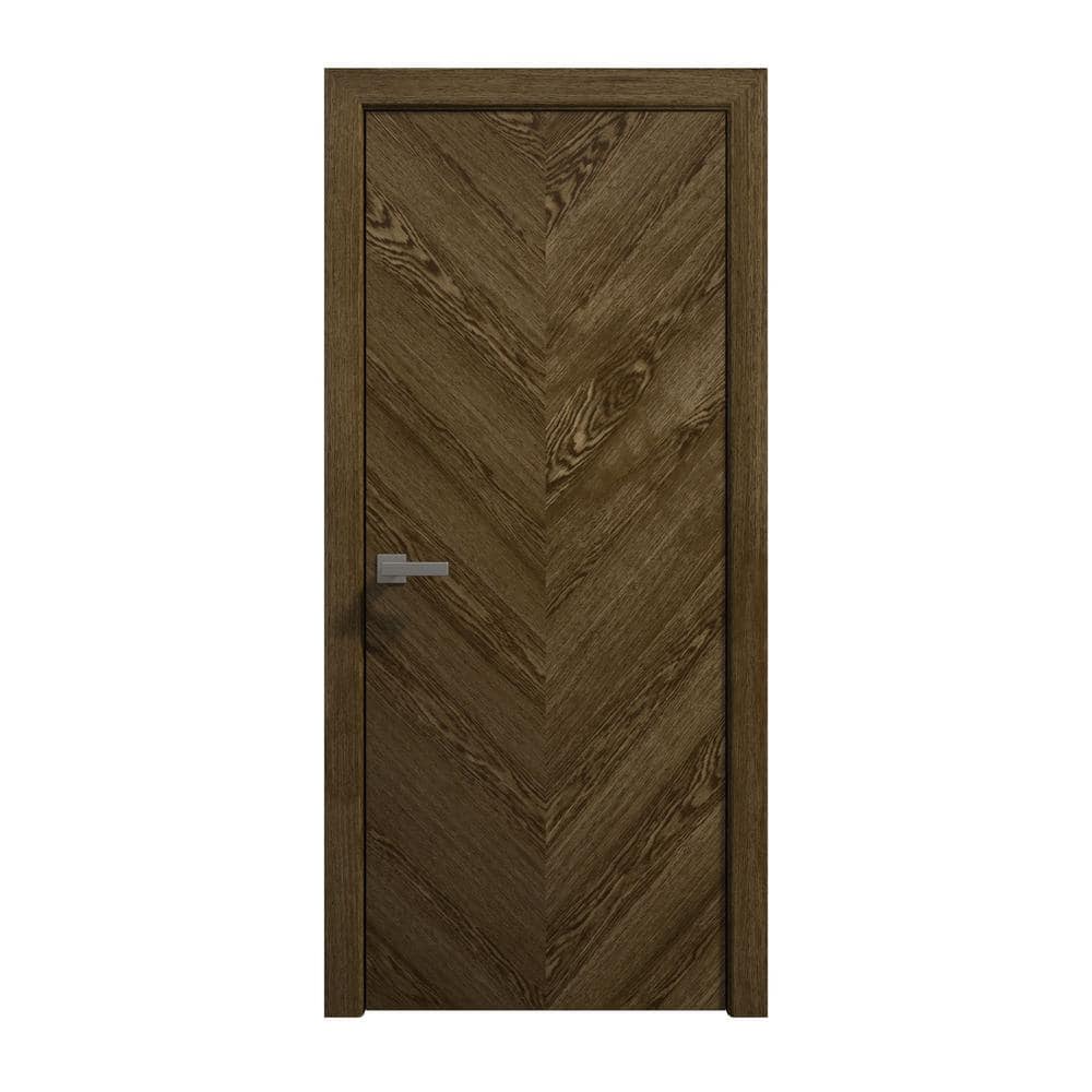 18 in. x 80 in. Marble Oak Color Solid Wood Sliding Door With Hardware price history on PriceWatchPro