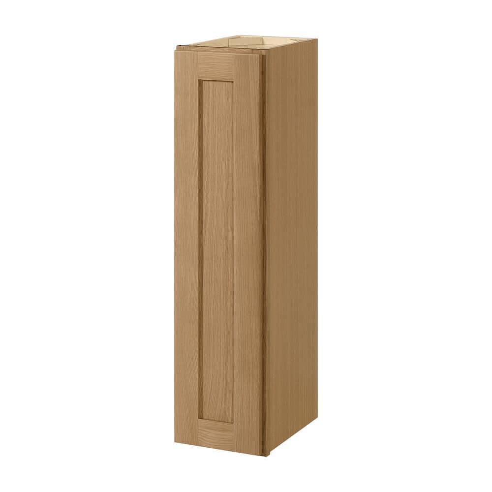 Avondale 9 in. W x 12 in. D x 36 in. H Ready to Assemble Plywood Shaker Wall Kitchen Cabinet in White Oak price history on PriceWatchPro